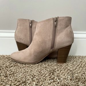 Suede ankle boots